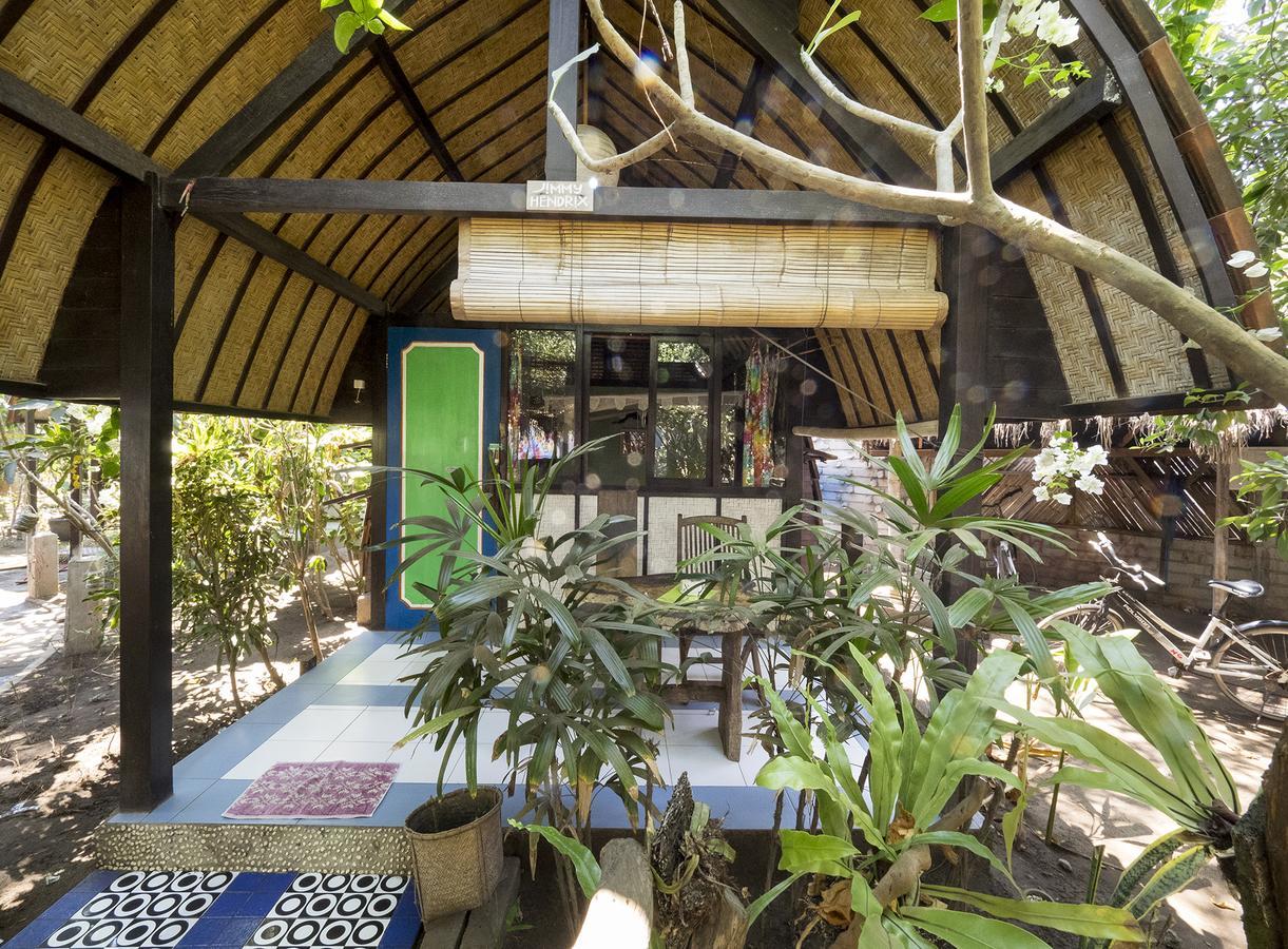 Woodstock Gili - Garden And Bungalows Otel Gili Trawangan Dış mekan fotoğraf
