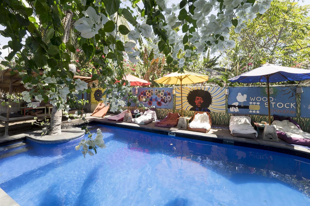 Woodstock Gili - Garden And Bungalows Otel Gili Trawangan Dış mekan fotoğraf