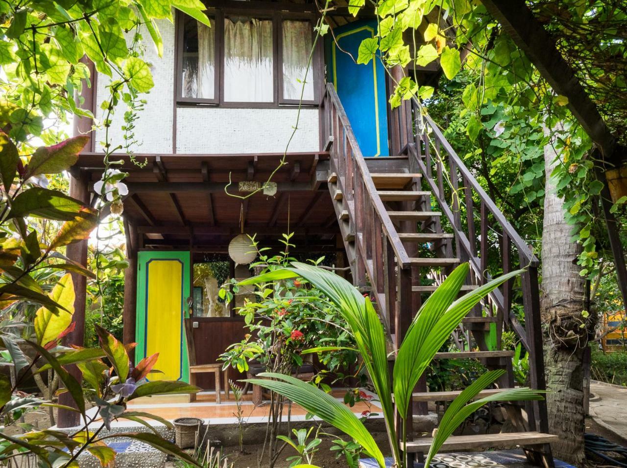 Woodstock Gili - Garden And Bungalows Otel Gili Trawangan Dış mekan fotoğraf