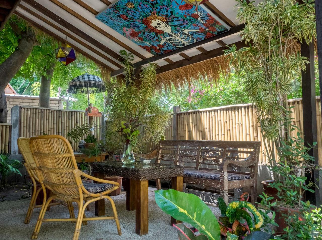 Woodstock Gili - Garden And Bungalows Otel Gili Trawangan Dış mekan fotoğraf